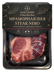 Стейк из свинины "Мраморная шея STEAK NERO", вес.