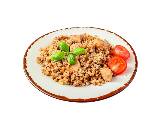 Каша гречневая со свининой 450 гр.