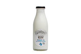 Кефир из коровьего молока 1% 500 гр,