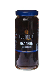 Маслины черные «Gustoria» б/к 358 гр. ИСПАНИЯ