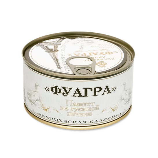 Паштет из гусиной печени фуагра «Французская классика» 200 гр.