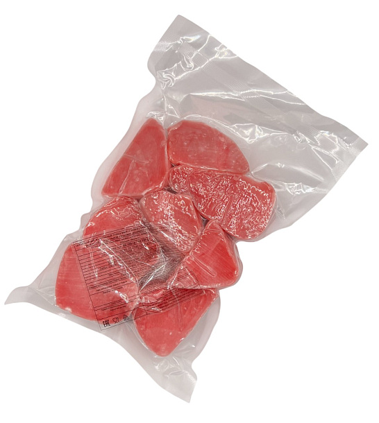 Стейки тунца cвежемороженые (филе)  500 гр.