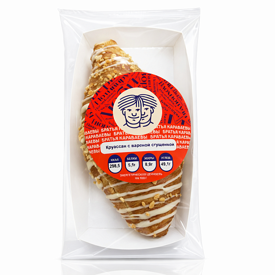 Круассан с вареной сгущенкой 90 г 