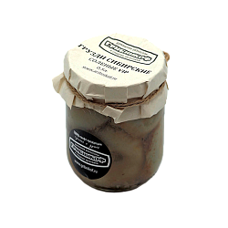 Грузди сибирские VIP горячего посола 0,5 л.