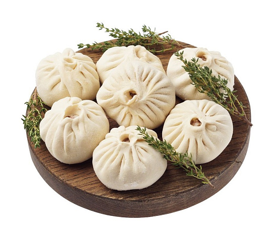 Позы со свининой и говядиной ~500 гр. Ручная лепка!