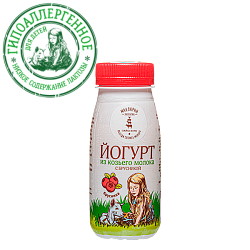 Йогурт из козьего молока брусника (150 г)
