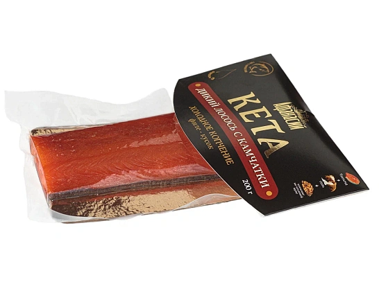 Кета холодного копчения филе 200 гр.