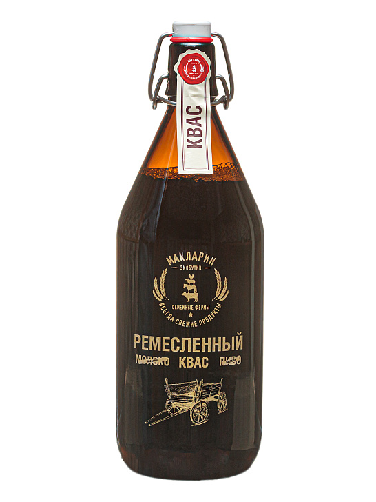 Квас нефильтрованный «Ремесленный живой» 1 л.
