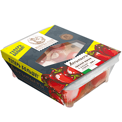 Антипасти красный перчик фаршированный мягким сливочным сыром в масле Burenka Club 260 гр.