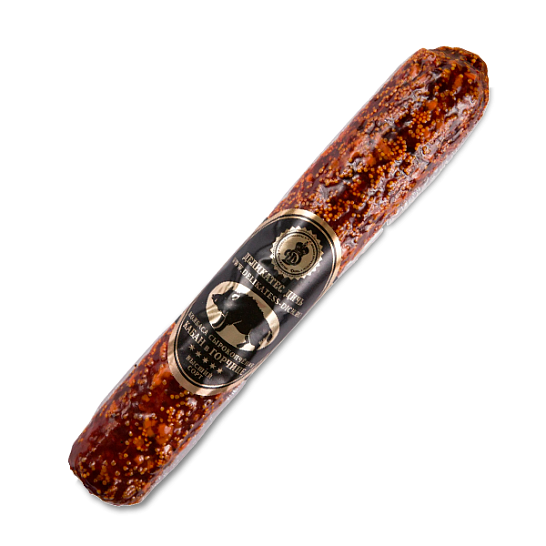 Колбаса из мяса кабана с/к в горчице 250 гр. 