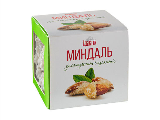 Миндаль пряный обжаренный в белом сахаре (150 г)