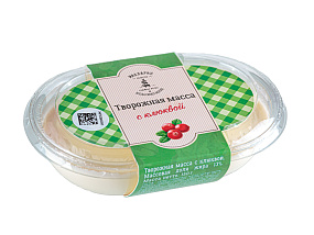 Масса Творожная с клюквой 13% (150 г)