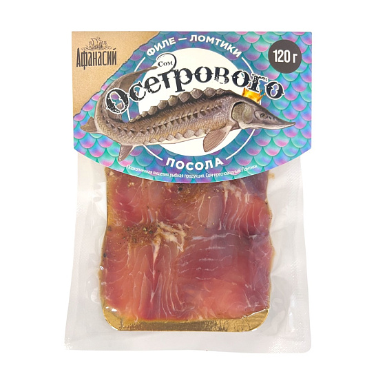 СОМ нарезка холодного копчения «Рыбная правда» в/у 120 гр.