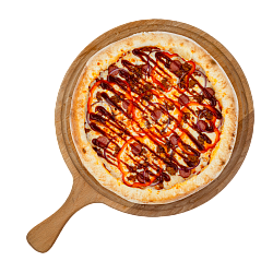 Пицца «Барбекю» на тонком тесте