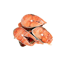 Стейки кеты свежемороженые (в вакууме) ~1 кг.